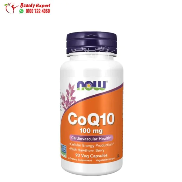 NOW Foods CoQ10 with Hawthorn Berry 100 mg 90 Veg Capsules