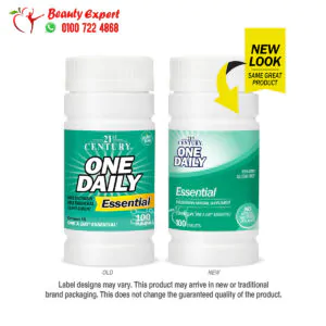 حبوب one daily من 21 سينتري لتحسين الصحة العامة 100 حبوب - 21st Century One Daily Essential 100 Tablets