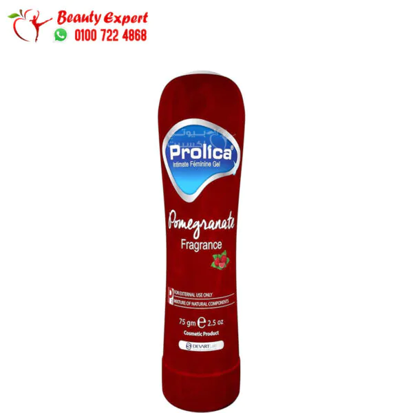 جل بروليكا للسيدات مزلق برائحة الرمان 75جم Prolica intimate feminine gel pemgranate