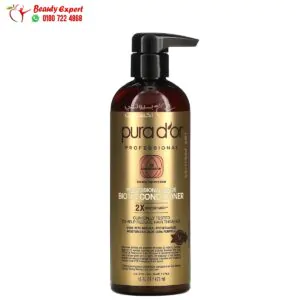 بلسم شعر بالبيوتين بورا دور للشعر الخفيف 16 أونصة سائلة 473 مل - Pura D'or Professional Grade Biotin Conditioner, 16 fl oz (473 ml)