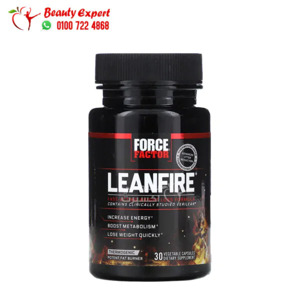 Force Factor lean fire pills Fast-Acting Weight Loss Formula 30 Veggie Capsules