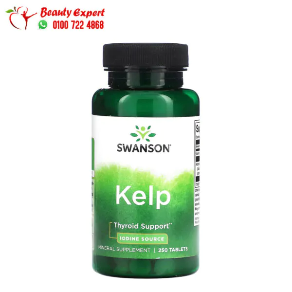 اقراص الكلوب سوانسون لدعم الغدة الدرقية 250 قرصًا Swanson, Kelp