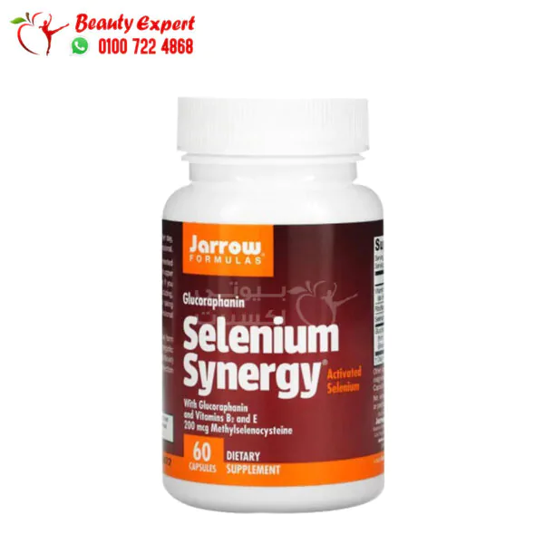 مكمل غذائي السيلينيوم لتحسين الصحة العامة 60 كبسولة Jarrow Formulas Selenium Synergy