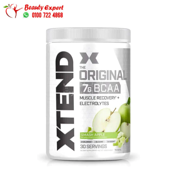 مكمل غذائي bcaa لتقوية العضلات بالتفاح 405 جم XTEND ORIGINAL 7G BCAA 30 SERVINGS Smash Apple