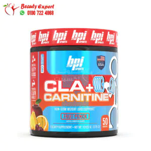 مكمل cla carnitine كوكتيل فواكه بي بي اي سبورتس (370 جم) bpi sports cla +carnitine