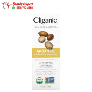 زيت الأرغان كليغانيك النقي والطبيعي 100% (120 مل) Cliganic Organic Argan Oil 100% Pure & Natural